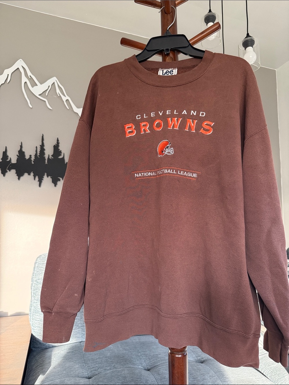 Cleveland Browns Crewneck Sweatshirt - Vintage Lee Sport
